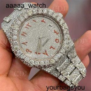 Diamonds Custom Ap Luxury Iced Out Orologio meccanico automatico coltivato in laboratorio Produttore di orologi di moda Orologio da polso India