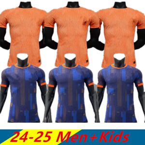 24 25 Holanda MEMPHIS camisa de futebol 23 24 Holanda clube camisa DE JONG VIRGIL DUMFRIES BERGVIJN Camisa 2024 KLAASSEN BLIND DE LIGT masculino kit infantil camisa de futebol