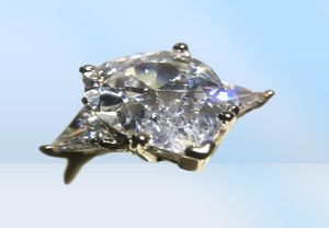 Anéis de prata esterlina 3ct real 100 925 com incrustação inteira SONA Simulação CZ anéis de casamento para mulheres 8082634