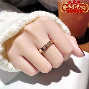 Designer charm 18K Rose Gold Ring for Men and Women Carter Matching Love Classic Couple Proposal Valentines Day Gift