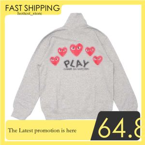 Damen Hoodies Sweatshirts Play Commes Jumpers Des Garcons Letter Pullover Red Heart Hoodie Commes Hoodie Garcons Hoodie Eyes Red Heart Hoodie MVUW OYQP 505
