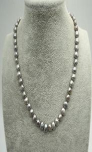 45cm Gray Color Baroque Freshwater Pearl NecklaceWeddingBirthday Love Mothers Day Women GiftHappiness Jewellery9841146