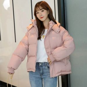 PARKAS WOMAS's Winter Parka New 2023 Fashion Elegante versione coreana Down Giacca di cotone Ladies Coat Casual Versatile Female Ostrewwear femminile