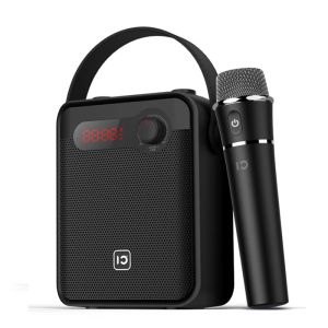 Speakers SHIDU 25W Portable Voice Amplifier Bluetooth Karaoke Speaker With Handheld Wireless Microphone Echo AUX Recording TWS Radio H8