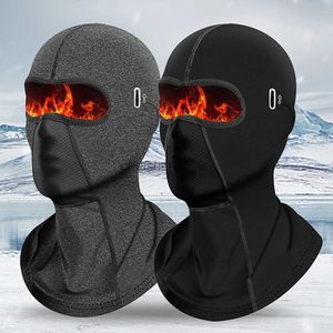 Tactical Hood Winter Fleece Full Face Cover Balaclava Hat Army Tactical CS Winter Ski Cycling Hat Scarf Hood Outdoor Sports Warm Face Maskl2402