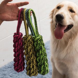 Brinquedo gigante de corda para cães, brinquedo indestrutível para cães extra grandes, para mastigadores agressivos e raças grandes, 42 polegadas de comprimento e 6 nós