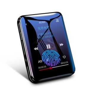Oyuncu Benjie X1 Bluetooth MP4 Oyuncu Dokunmatik Ekran 8GB 16GB FM Radyo Video Player E -Kitap Oyuncu MP3 Konuşmacı ile