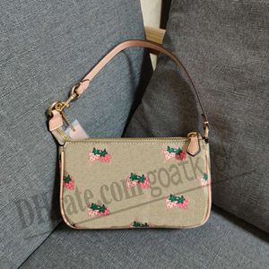 designer cherry bags pearl chain Shoulder Bags luxury women underarm bag strawberry handbag cherry pendant cute totes cross body