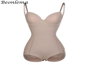 Beonlema Damen Sexy Body Shapewear Body mit Bügel Cup Butt Lifter Shaper dünne Taille Schlankheitsunterwäsche Low Back 2201152361892