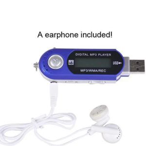 USB High Defense Music Mp3 çalar ile Player Mini Mp3 Player LCD Ekran Ücretsiz kulaklık ile FM Radyo Destek