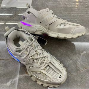 track led track scarpe di lusso uomo donna scarpe da ginnastica Track 3 3.0 Scarpe Triple bianco nero Tess.s.Sneaker in pelle con plateau stampato in nylon