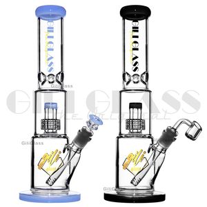 beaker bong 15 inches 3 colors Water Bongs with Glass bowl quartz nail for High Quality Smoking Accessories Pipe dab rig Pipes hookah