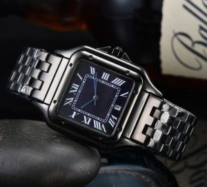 Hot Cart Level Brand Mens Watches Tank Wsta Quartz Fashion Designer Wrist Watch Men Designer Luxury Commerce Square Wristwatches Metal Strap Women's Watches