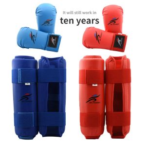 Produkter MMA Boxning handskar taekwondo sparring Gear Set ben Shin Guard Hand Palm Foot Protector Women Band Karate Socks Unisex Kids