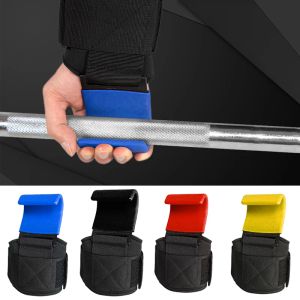 Lifting Weight Lifting Hook Grips With Wrist Wraps HandBar Wrist Strap Gym Fitness Hook Weight Strap PullUps Power Lifting Gloves