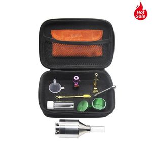 Snuff Snorter Canvas Kit PU Leather Pouch Glass Pill Bottle Tobacco Stash Jar Metal Spice Tobacco Herb Grinder Metal Snuff Snorter5092267