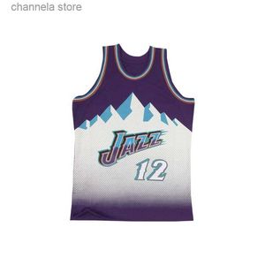 Herrtankstoppar Sommar Nytt Pullover Jazz Team Round Neck Mesh Tank Top Sports Fitness Top Sleeveless Basketball Training Tank Top Sportswear T240227