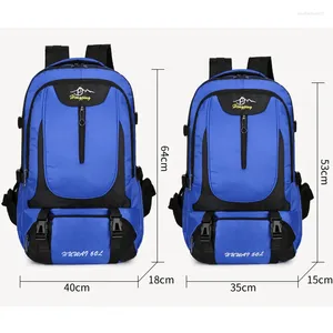 Mochila masculina 50l 60l esportes ao ar livre escalada viagem mochila acampamento caminhadas saco pacote escolar para masculino feminino