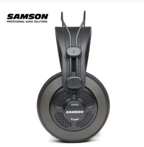 Hörlurar Original HIFI SAMSON SR850 Övervakning HIFI -headset SemioPenback hörlurar för studio, med Velvet Earcup, utan detaljhandelslåda