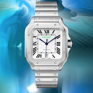 Luksusowy zegarek dla damskich zegarków Square Designer Automatyczne rozmiar ruchu stali nierdzewnej Bransoletka szafirowa szklana wodoodporna dhgate