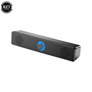 Alto -falantes 4D Surround SoundBar BluetoothCompatible 5.0 Alto -falantes de computador com fio Subwoofer Sound Bar para laptop PC Home Aux Speaker