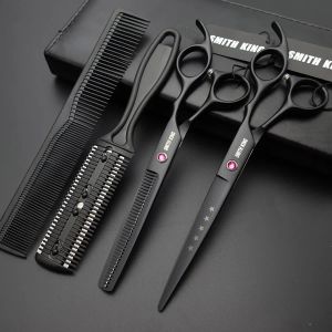 Tools SMITH KING Professional Hairdressing scissors set 6"/7"Cutting scissors+Thinning scissors Barber shears+kits+comb+Thinningcomb