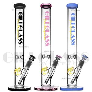 18 inches Beaker Bong 7mm Thickness Straight Tube Glass Dab Rig Birdcage Perc Water Pipes Oil Rigs Pipe Bongs For Smoking With Quartz nail Hookahs