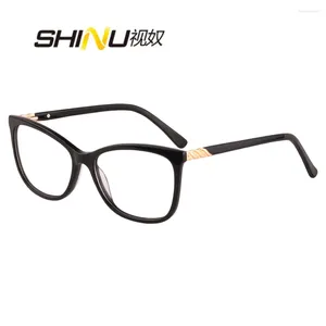 Sunglasses Progressive Multifocal Reading Glasses Women Shades For Female Acetate Eyeglasses Frame Magnifying Presbyopia Diopter