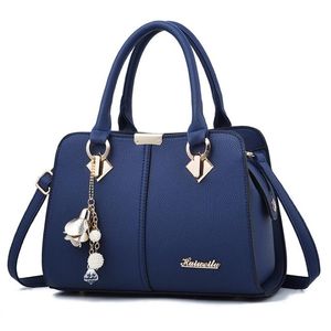 Torebki HBP torebki Wysokiej jakości miękkie skórzane damskie panie torebki torebki dla kobiet na ramię ciemnoniebieski183o252t