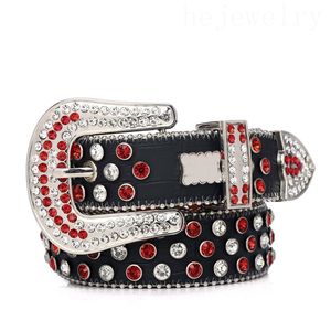 Hiphop street diamond bb belts women designer belt red black large pin buckle adjustable waistband with letters bing plus size leather belt mens casual PJ003 e4
