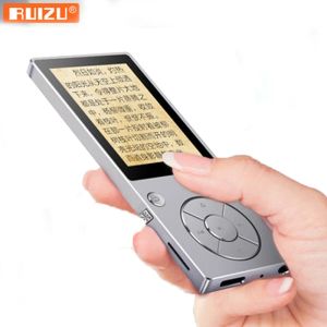 Players RUIZU D11 Bluetooth MP3 Player 8GB Metal Music Player with Builtin Speaker FM Radio Support TF Card record player