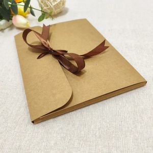 10pcs 241807cm POPCARD PO Box Box 3 colori Kraft Paper Invelope Borsa con confezione DVD CD sciarpa a nastro 240226 240226