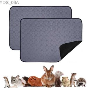 Outros suprimentos para cães Coelho Cobaia Cage Liner Pequenos itens para animais de estimação Tapete de cama antiderrapante à prova d'água Almofada de xixi altamente absorvente para acessórios de hamsters YQ240227