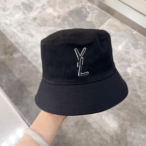 Designer Bucket Hat Luxury Letter Design Bucket Hat Fashionabla och minimalistisk högkvalitativ hatt utomhus resor fotohatt flera färger