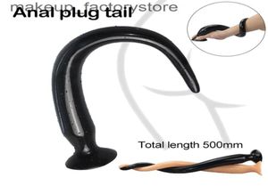 Massaggio 50 cm Super Long Anal Plug Coda sextoys butt plug massaggiatore prostatico dildo giocattoli del sesso anale per le donne buttplug giochi per adulti sesso 5758705