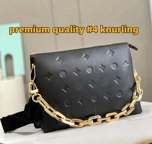 AP Luxus Designer Frauen Männer echte Leder -Crossbody -Geldbörse Totes Messenger Brieftasche Quadrat Handbs geprägte Schultergurte Kette Kette