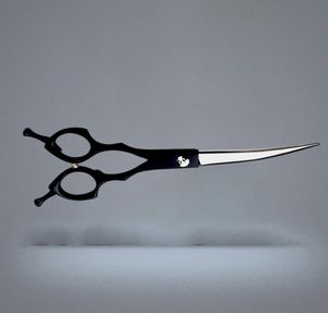 Hair Scissors 65 Inch Left And Right 440C Japanese Stainless Steel Grooming Curved Blade Dog9492903