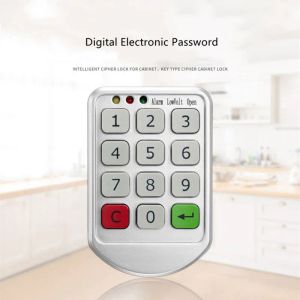 Detektor Intelligent elektronisk dörrkod Lås digitalt lösenord Knappsats Nummer Skåp Lådan Dörrkod Lås förvaringsskåp Säkerhetslås
