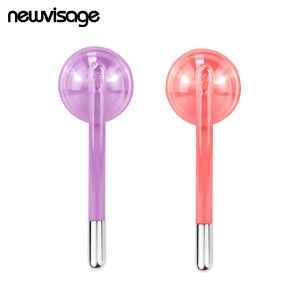 Devices High Frequency Large Mushroom Replace Electrode Pot Shaped Replacement Wand For HF Facial Machine Violet Skin Breast Care Tool