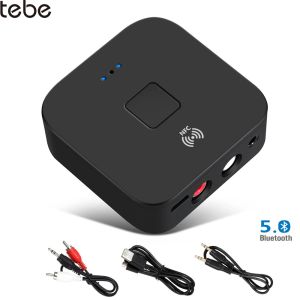 スピーカーTebe NFC Bluetooth 5.0オーディオレシーバーRCA 3.5mm HIFI CDロスレスサウンド品質テレビカースピーカー用ワイヤレスステレオミュージックアダプター