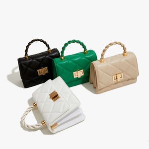 PU 2024 New Crossbody Women's Loster Small Square Bag 75 ٪ Factory بالجملة