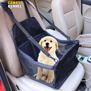 Carrier Cawayi Kennel Travel Dog Car Seat Cover Folding Hammock Pet Carriers Bag Both For Cats Dogs Transportin Perro Autostoel Hond