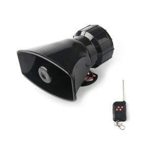 Sirena Accessori per auto Altoparlante 12V Sirena elettronica wireless da 130 dB Forte allarme per auto Allarme polizia Sirena antincendio Corno Altoparlante