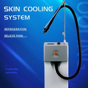 2024 Geniş Uygulama Cilt Soğutma Soğuk Hava Rahat Kriy Makinesi 2 Problar -20 ° C Diyot için Lazer Ağrısı Çıkarma ND YAG Tedavisi Cilt Soğutucu Cihazı