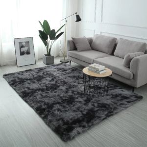 Pluh Fur Carpet Livingroom Soft Shaggy Carpet Kid Room Hair Rug Bedroom Fluffy Rug Sofa Coffee Table Floor Veet Blanket Anti-lip Decor Mat Modern Large