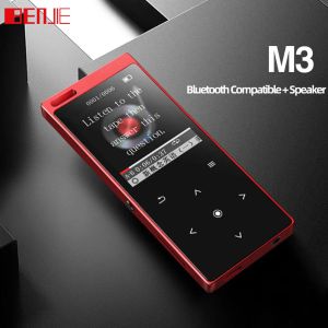 Spelare Benjie M3 Lossless MP3 Player Hifi Portable Audio Bluetooth Compatible Mp3 med Buildin Speaker FM Radio Ebook Support TF Card