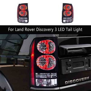 Estilo do carro streamer sinal de volta lâmpada traseira freio reverso estacionamento correndo luzes para land rover discovery 3/4 led luz da cauda lanterna traseira