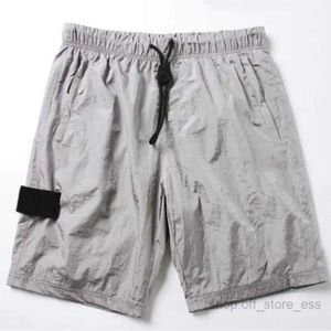 2024 Beach Summer Shorts Mens Short Pants Fashion Running Loose Quick Dry Washing Process of Pure Fabric Trendy Casual Hip-hop Ins Stones Island Motion Current 88g