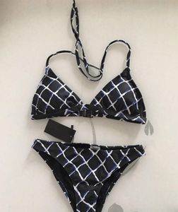 Bikini Designer Ladies Summer Swimsuit Sets Triangle Straps Sexy Beachwear Fashion Party High Quality Backless Women Swimsuits Bikinis E1