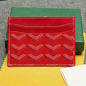 Porta-cartões de designer Gy para mulheres mini carteira cartão postal vermelho bolsa de couro genuíno Bolso interno slot com caixa bolsa de moedas bolsa de mão bolsas de moda e acessórios